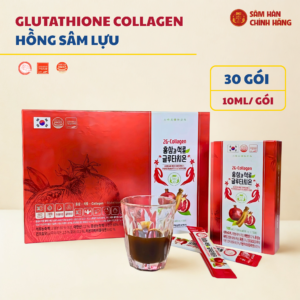 2G - Collagen Hồng sâm lựu Glutathione (10ml x 30stick) - Daedong