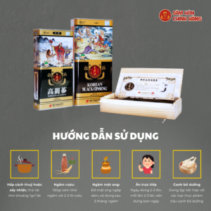Hắc sâm Hàn quốc dạng củ 150g (6-10củ) - Daedong
