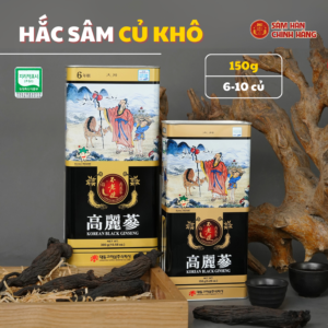 Hắc sâm Hàn quốc dạng củ 150g (6-10củ) - Daedong