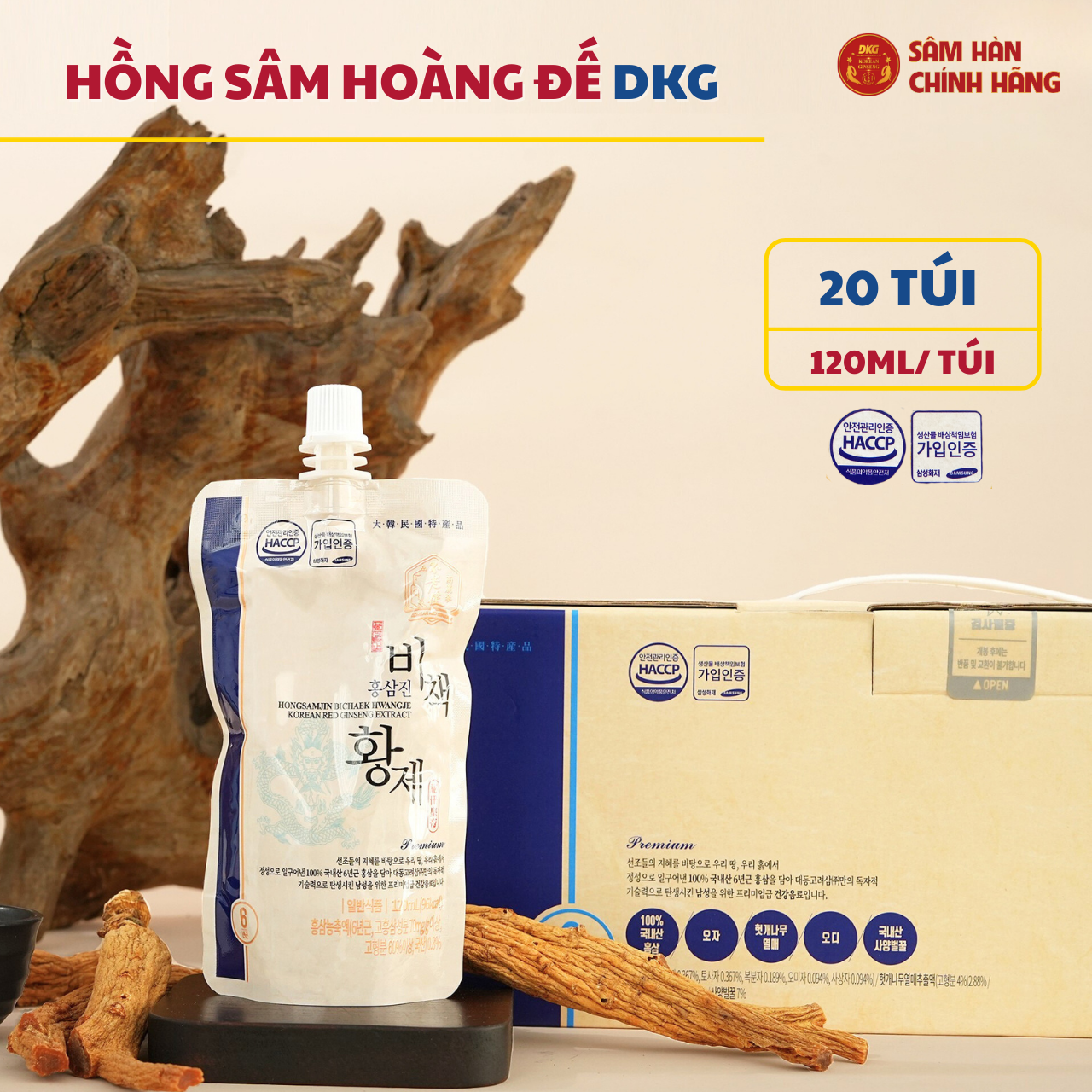 Hồng sâm Hoàng Đế DKG Hồng sâm Hoàng Đế DKG