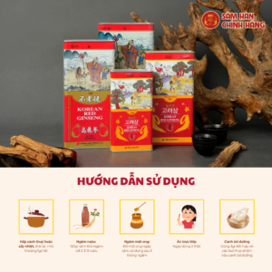 Hướng dẫn sử dụng hồng sâm củ khô HQ Good