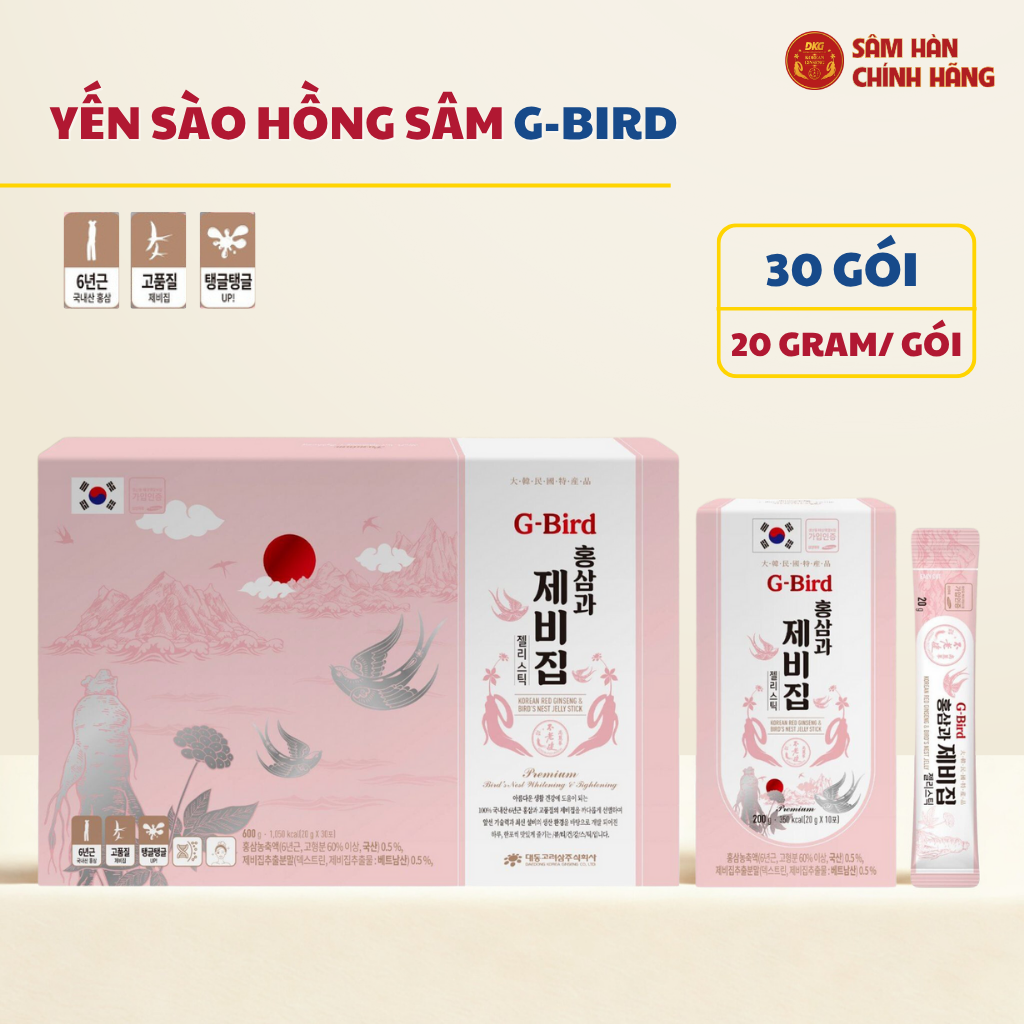 Hồng sâm yến sào G-BIRD DKG Hồng sâm yến sào G-BIRD DKG