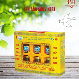 Hộp yến sào Khánh Hòa Sanvinest 6 lọ