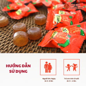 Kẹo hồng sâm Hàn Quốc 250gr