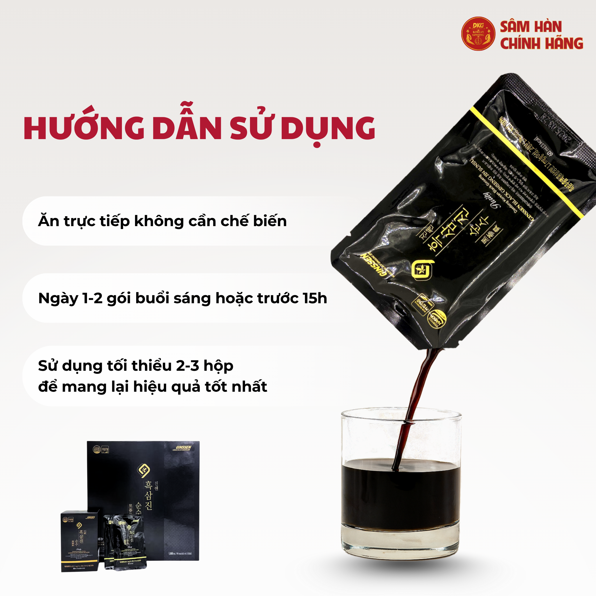 Nước hắc sâm 100% - DKG 2 Nước hắc sâm 100% - DKG