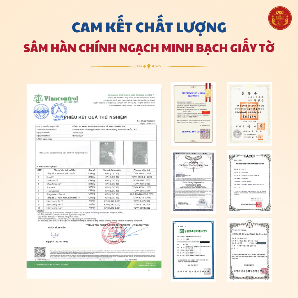 Nước hồng sâm DKG - 3 Nước hồng sâm DKG