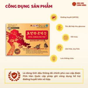 Tinh dầu thông đỏ Hoàng Gia