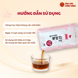 Nước yến sào hồng sâm DKG chính hãng